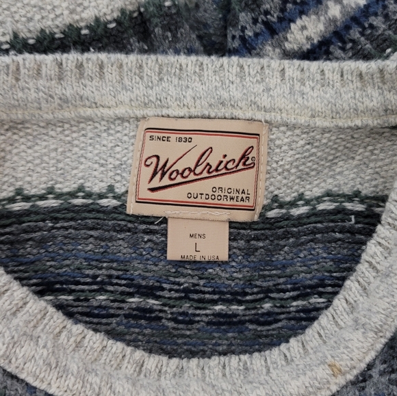 VTG Woolrich Sweater L - Picture 7 of 7
